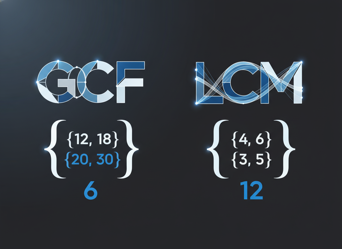 GCF and LCM Calculator